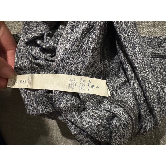 Lululemon Wunder Under High-Rise Tight Full-On Luxtreme Heathered Black Size 4 - Picture 8 of 8